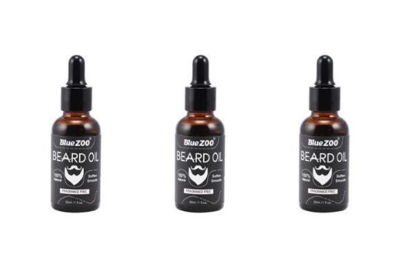 Black Bluezoo Beard Set Beard Oil