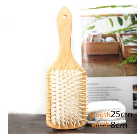 Comb Head Massage Meridians Wooden Comb