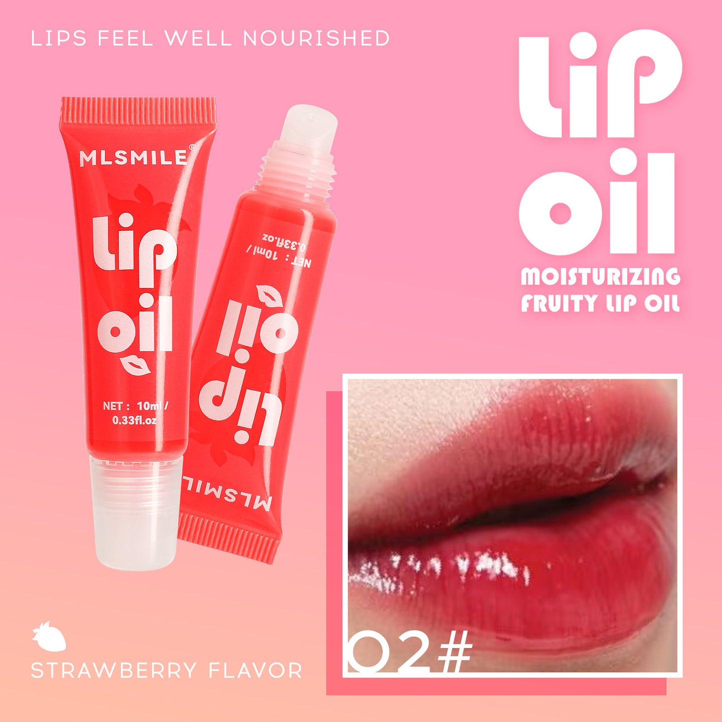 Light Mirror Fruit Flavor Lip Gloss