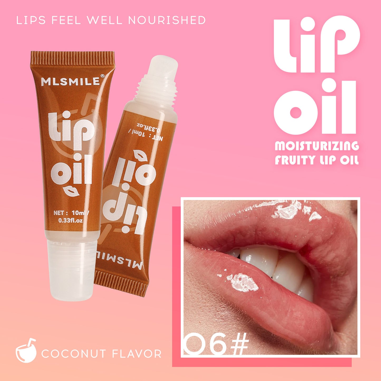 Light Mirror Fruit Flavor Lip Gloss