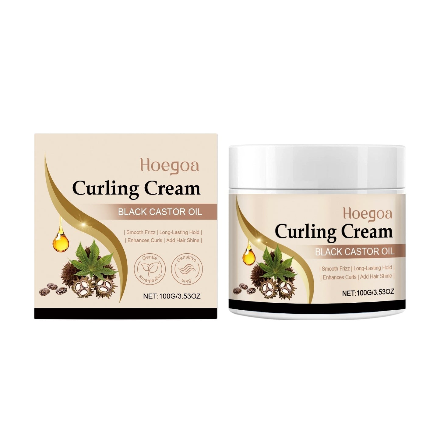 Castor Oil Curly Hair Styling Cream