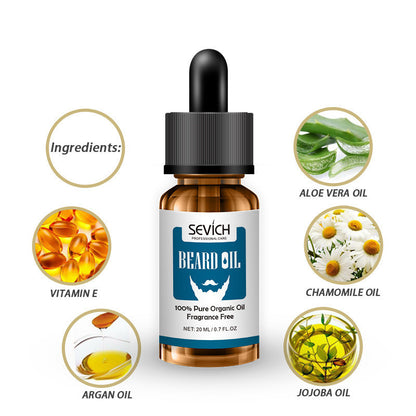 Beard oil maintenance nourish