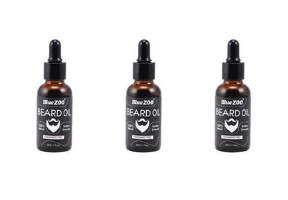 Black Bluezoo Beard Set Beard Oil