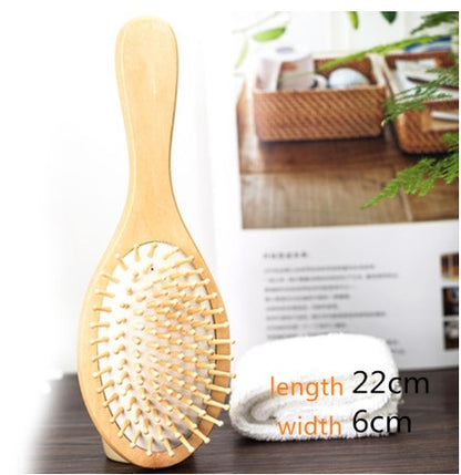 Comb Head Massage Meridians Wooden Comb
