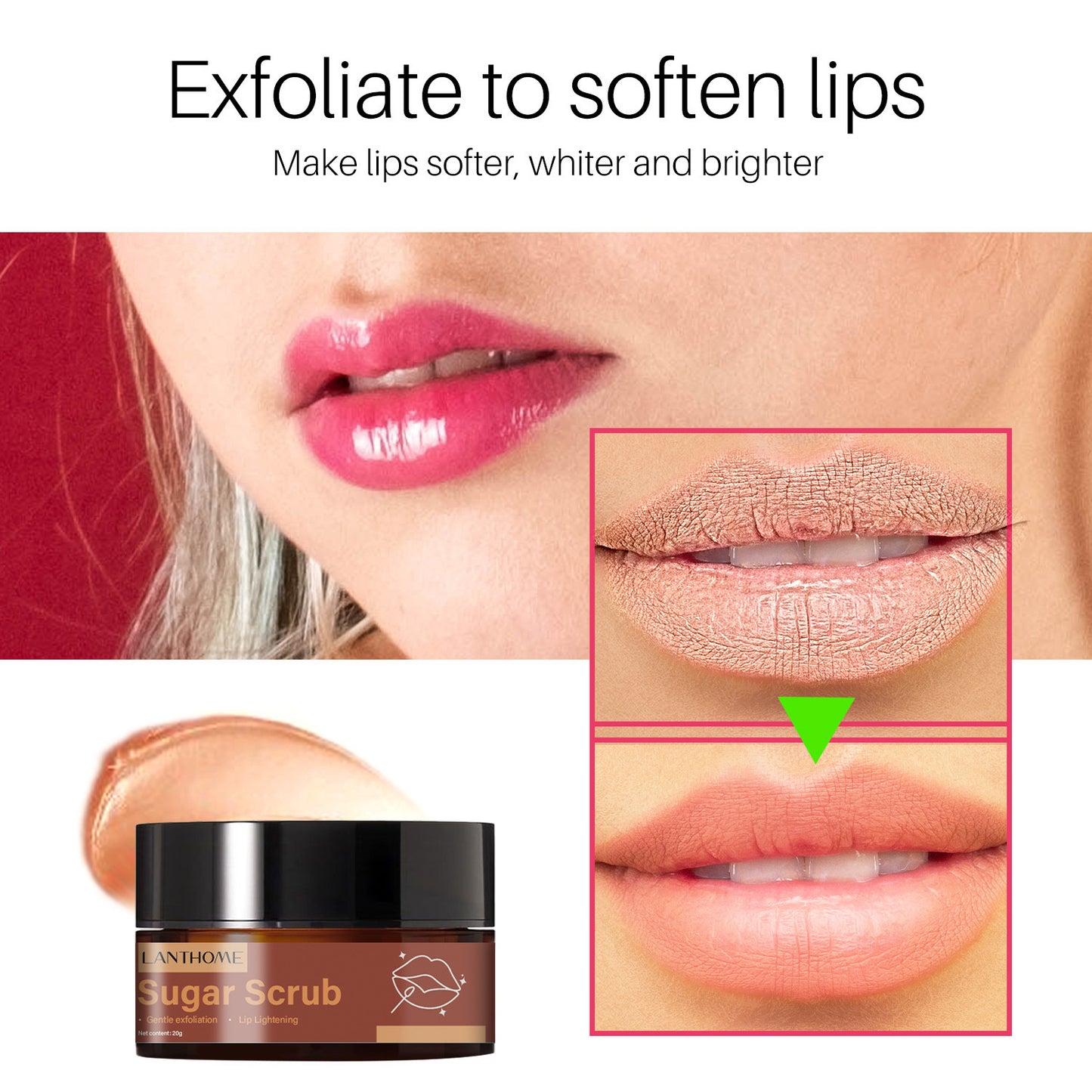 Brown Sugar Lip Scrub Moisturizing