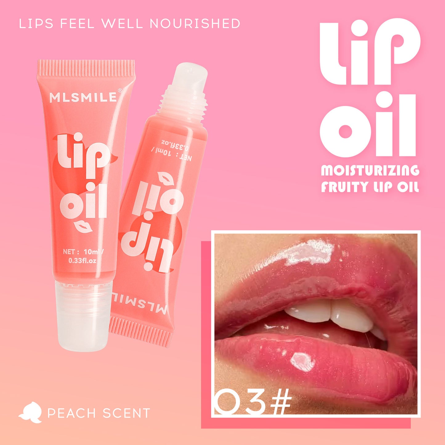 Light Mirror Fruit Flavor Lip Gloss