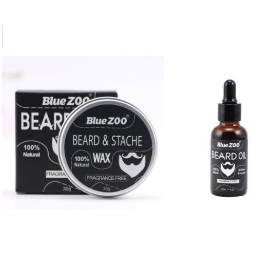 Black Bluezoo Beard Set Beard Oil