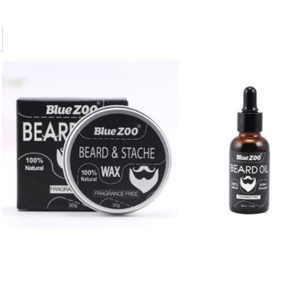 Black Bluezoo Beard Set Beard Oil