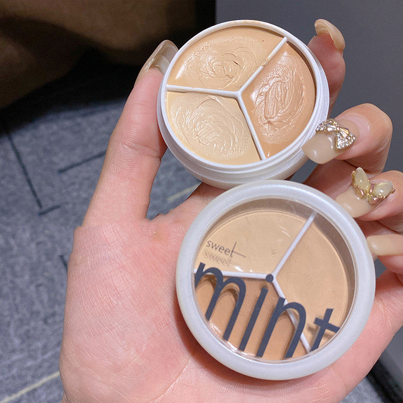 Hot Sell Tri-Color Concealer Foundation