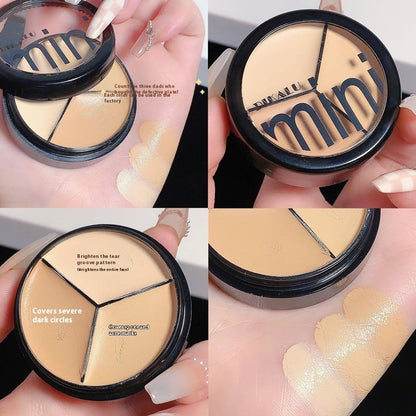 Hot Sell Tri-Color Concealer Foundation
