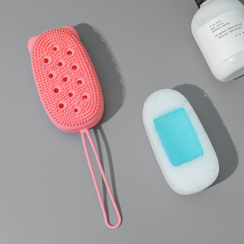 Bathroom Silicone Sponge Body Brush