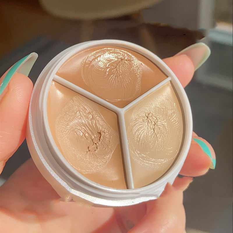 Hot Sell Tri-Color Concealer Foundation