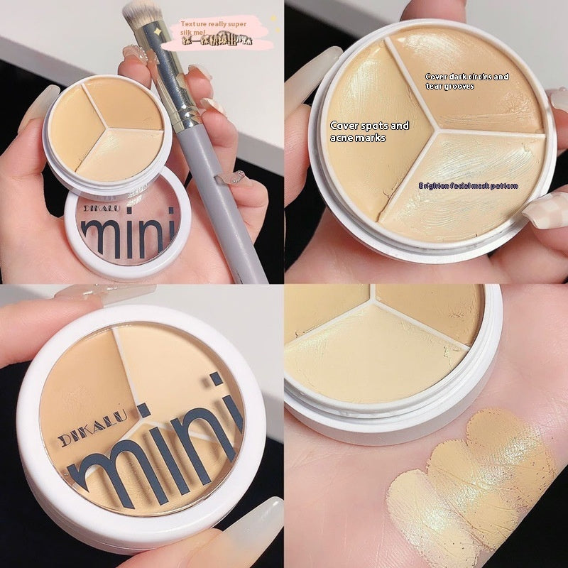Hot Sell Tri-Color Concealer Foundation