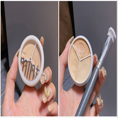 Hot Sell Tri-Color Concealer Foundation